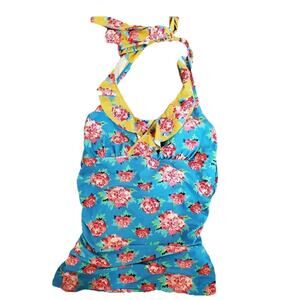 Matilda Jane Women’s Medium Tankini Top Swimwear Floral Chase the Sun Resortwear